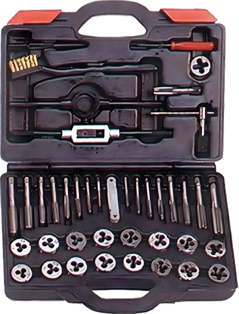 Set Maschi e Filiere JMP Pollici 42 Pezzi - Qualità HSS per la tua Officina