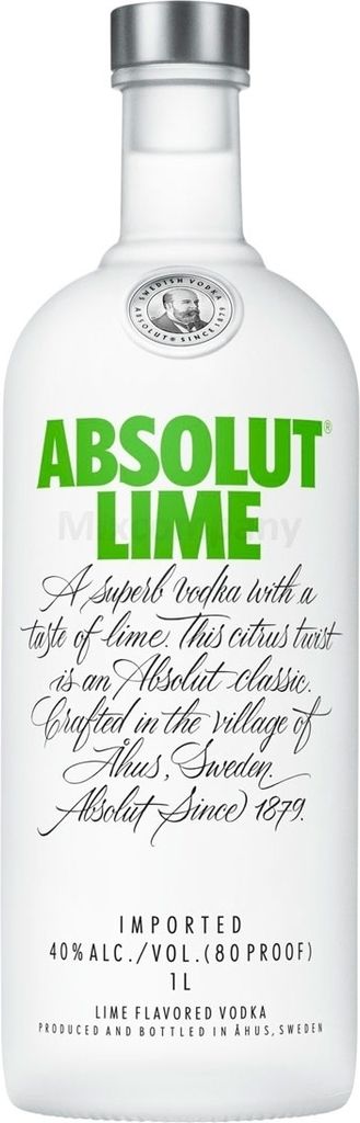 Absolut Vodka Lime 1l (40% Vol) -[Enthält Sulfite]