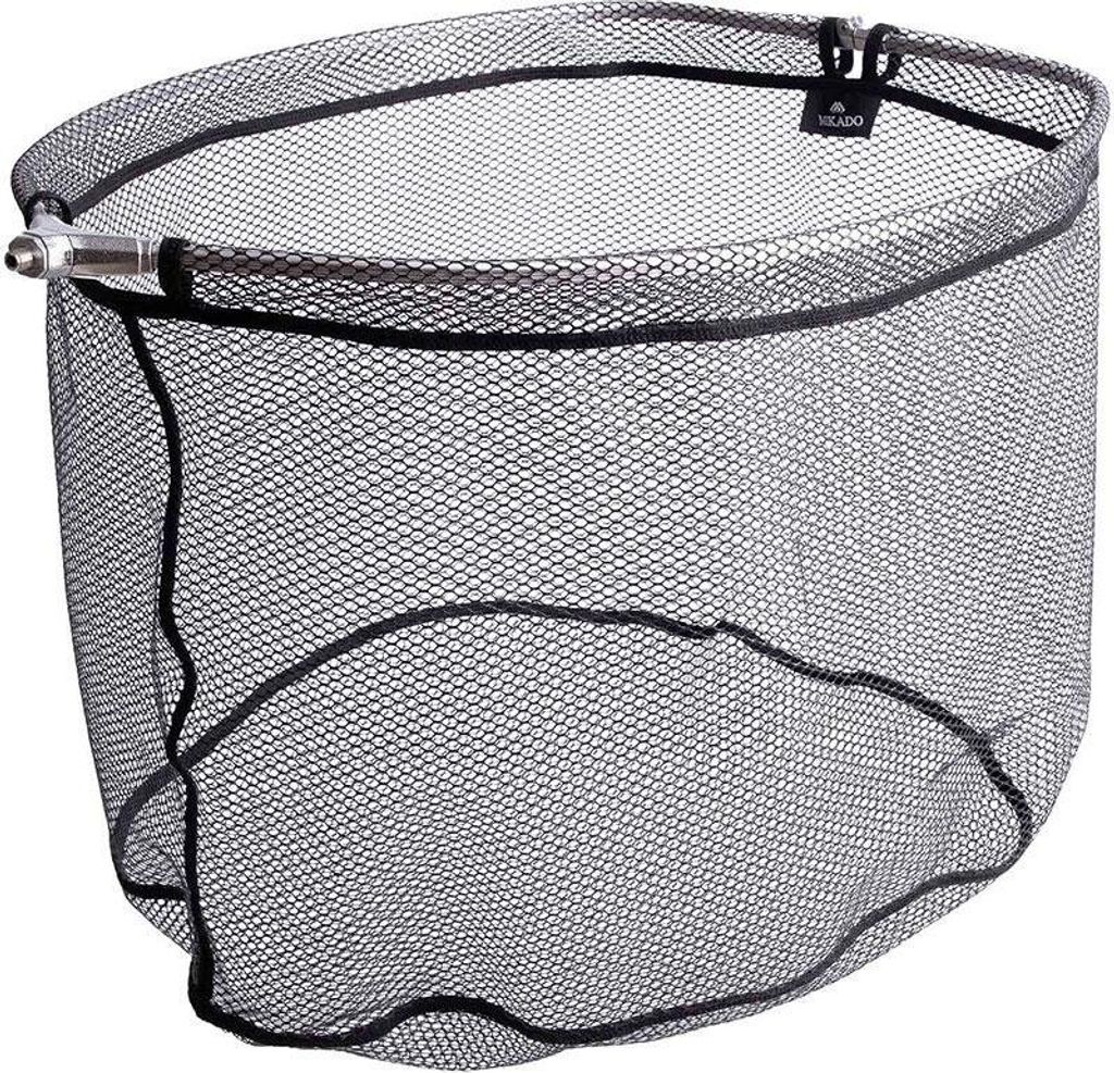 Mikado Kescherkopf Faltbar Gummiertes Netz 60 x 50 cm Produktbild 