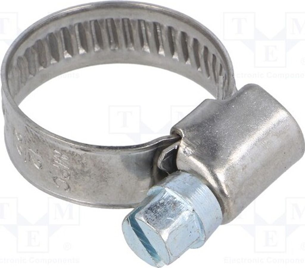 1x Schlauchschelle Bindung: 12÷22mm W: 9mm   AISI 430 Produktbild 