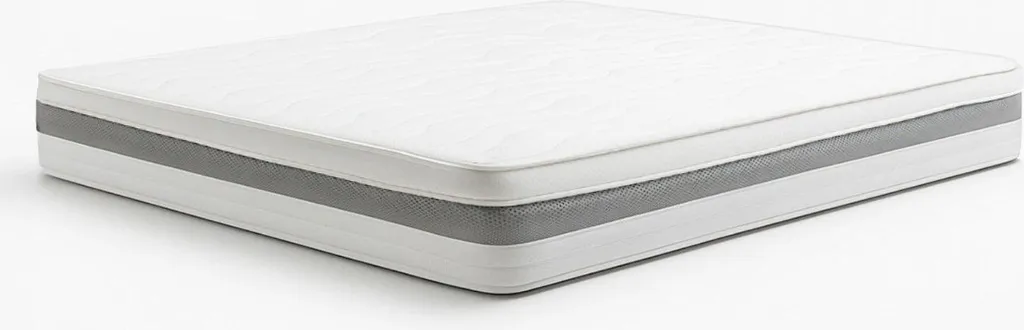 Matelas The White Stone 80x190 en mousse à mémoire de forme haute densité