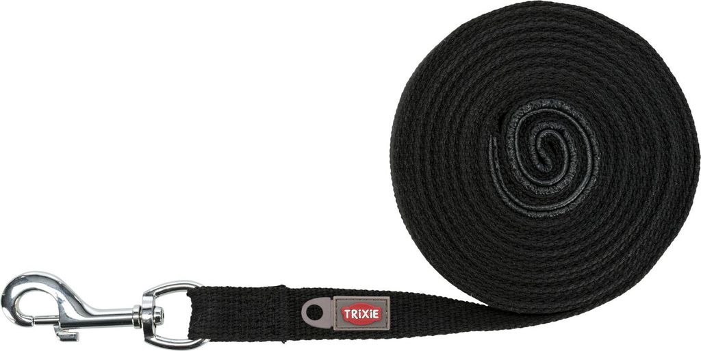 TRIXIE Schleppleine - schwarz - 5 m/20 mm Produktbild 