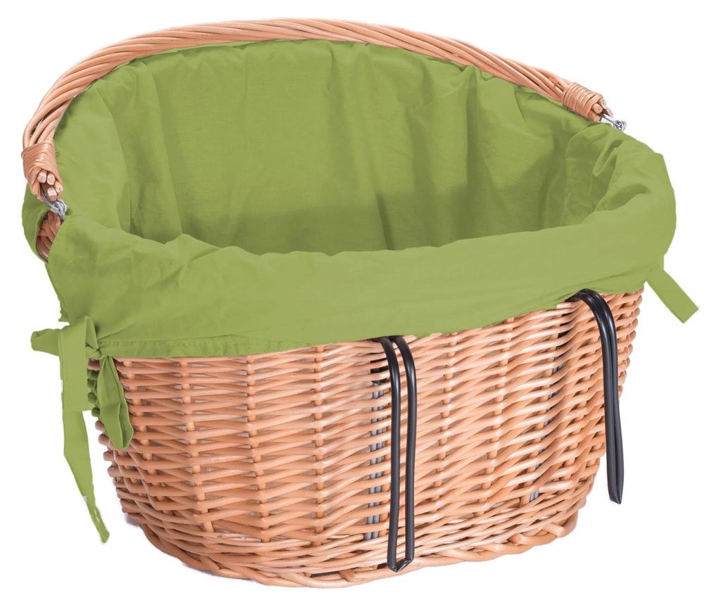 Wiklinowy Świat - Fahrradkorb Weide, Vorderradlenker Fahrradkorb Weidenkorb Einkaufskorb - für Einkaufsbummel, Picknick oder Ausflug aus der Stad...