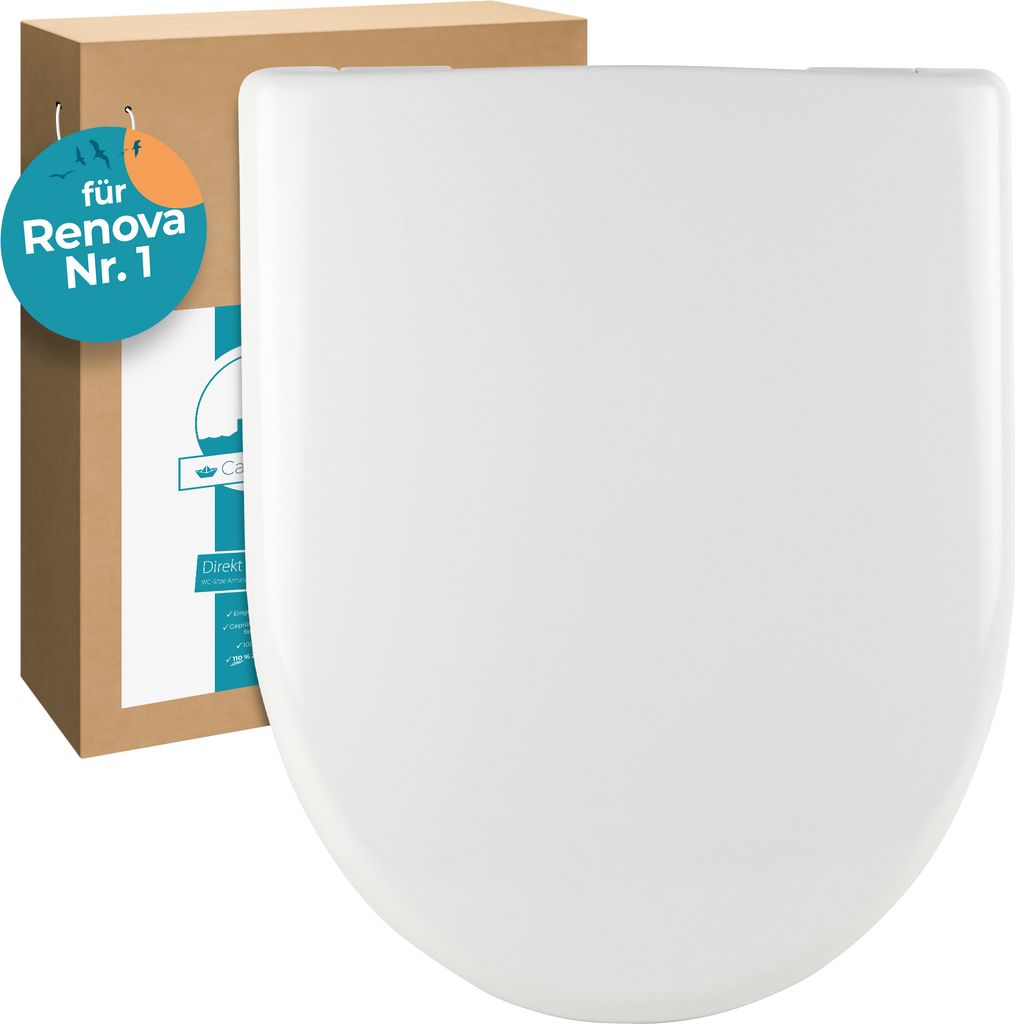Calmwaters® Antibakterieller WC Sitz für Keramag Renova Nr. Produktbild 1