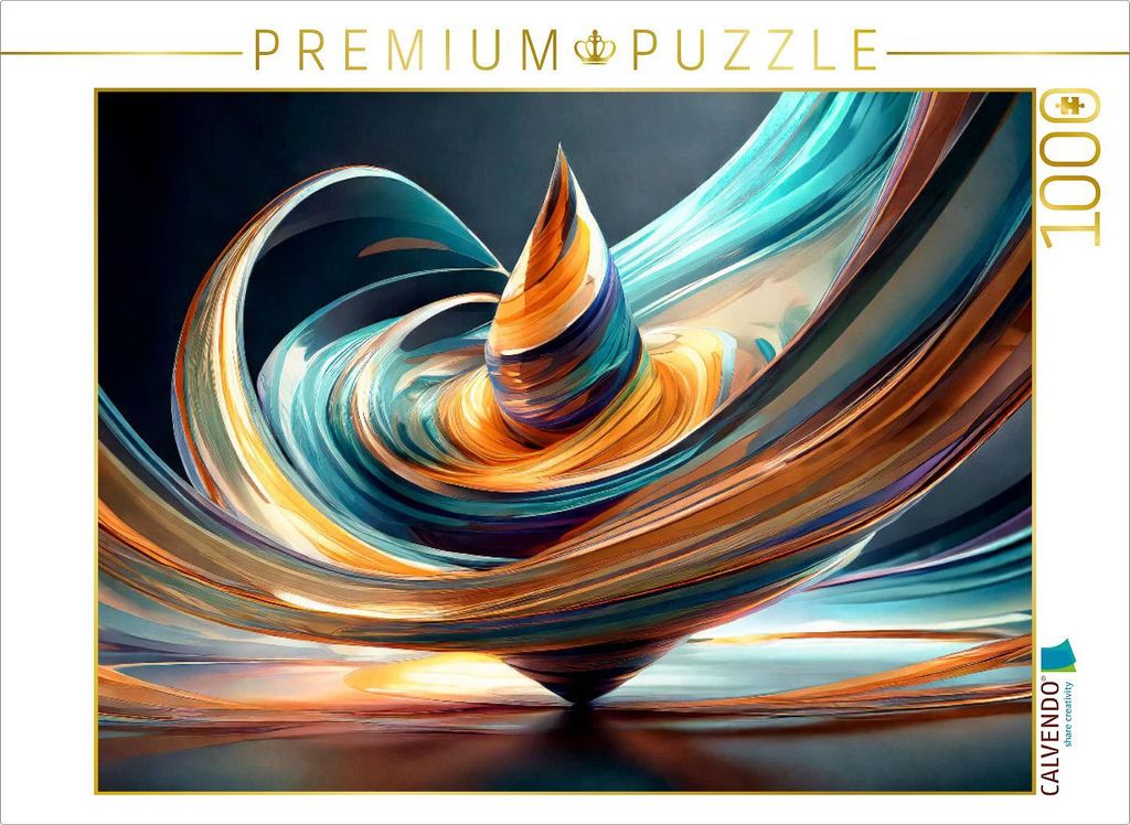 CALVENDO Puzzle Kreisel | 1000 Teile Lege-Größe 64x48cm Produktbild 