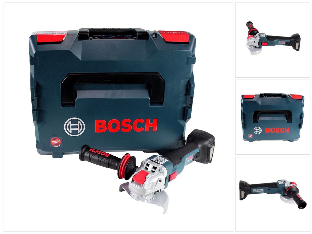 Bosch Professional GWX 18V-10 C Winkelschleifer, X-LOCK, zuschaltbar, Scheibendurchmesser 125 mm, ohne Batterie, in L-BOXX, 18 V