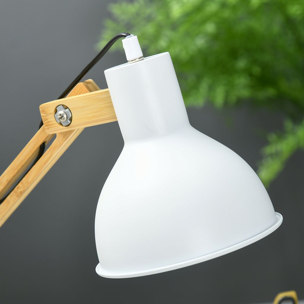 HOMCOM Lampa biurkowa 40W do czytania, regulowana lampa Zdjęcie produktu 8