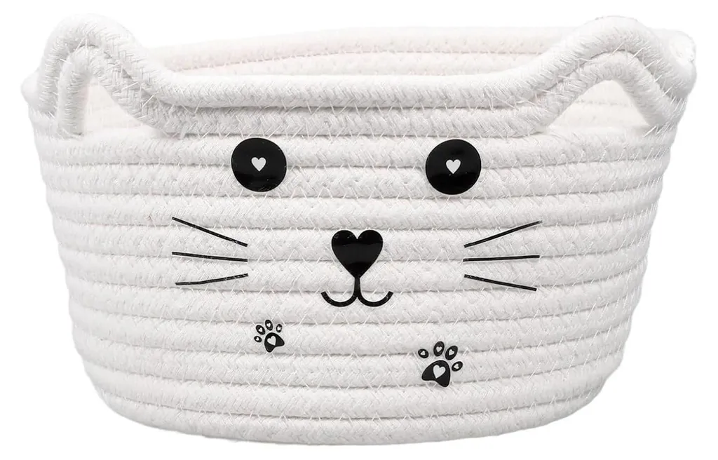 Panier de rangement jouets bébé fini le désordre, corbeille coton 12x21cm
