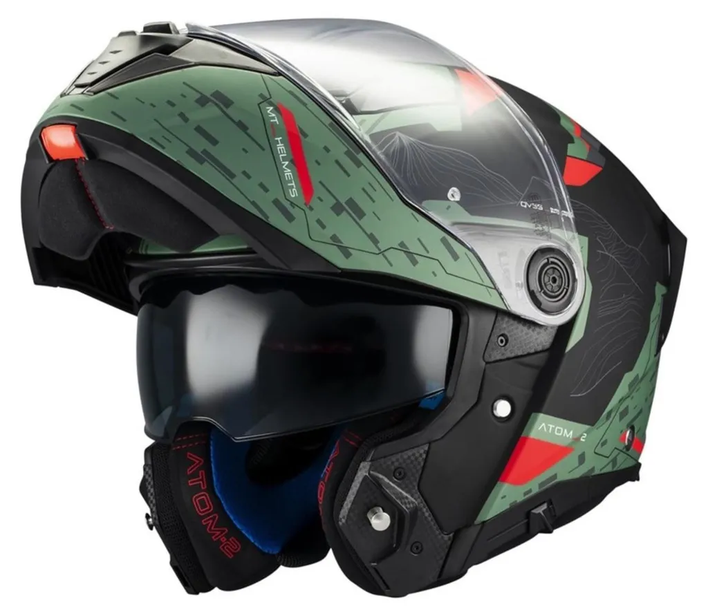 Casque MT Atom 2 SV Highlands C6 1335C94C6203 - Modulable Touring