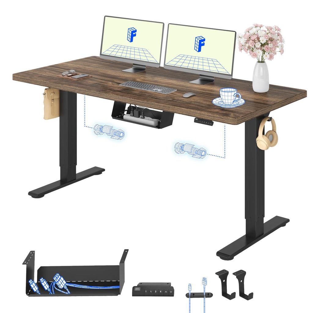 FLEXISPOT E1 Pro Biurko z elektryczną regulacją wysokości Zdjęcie produktu 