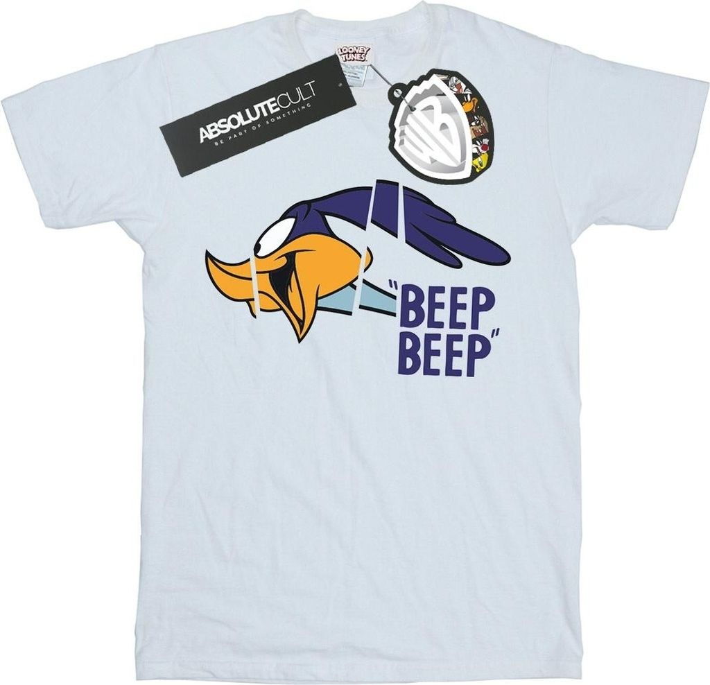 Looney Tunes - "Beep Beep" T-Shirt für Mädchen BI23871 (152-158) (Weiß)