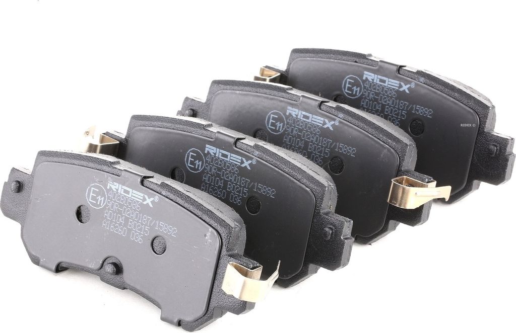 RIDEX 402B0586 Bremsbeläge Satz Hinten für MAZDA CX-5 (KE, Produktbild 
