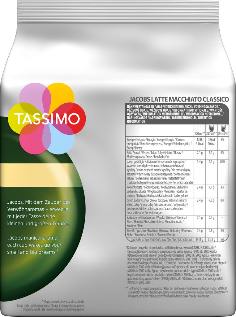Tassimo Kapseln Jacobs Typ Latte Macchiato Classico | 8 Produktbild 2