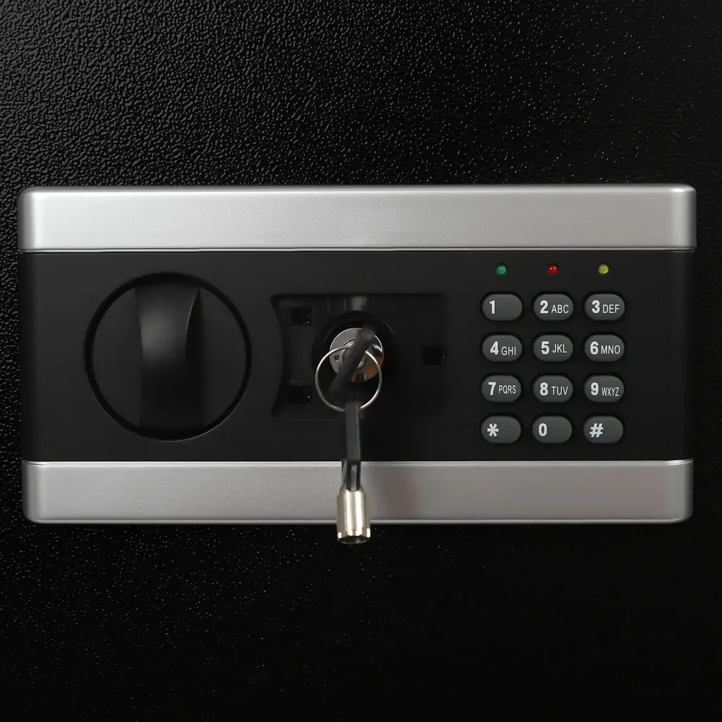 Coffre-fort pour bureau et maison avec code digital et alarme d'acier - 6