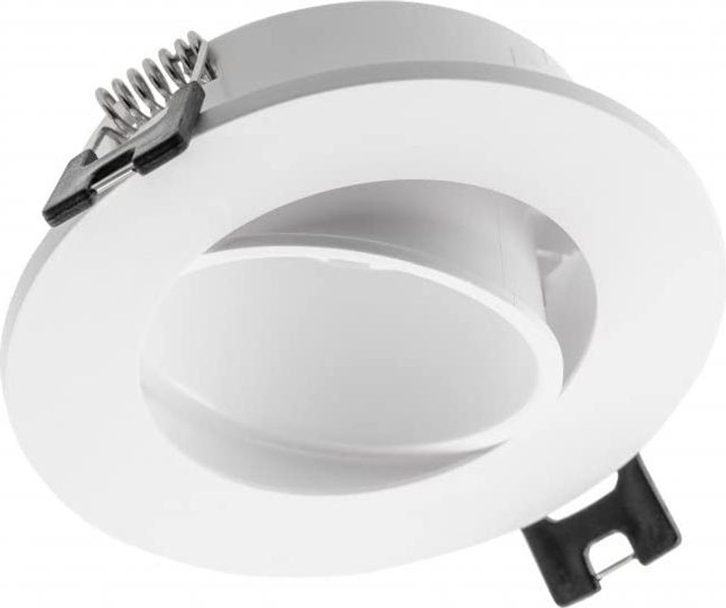 GTV - Punktdeckenbeschlag, neigbar LINTO Deckenstrahler, IP20, rund, ?90x29mm, weiß - OP-LINTOK-10