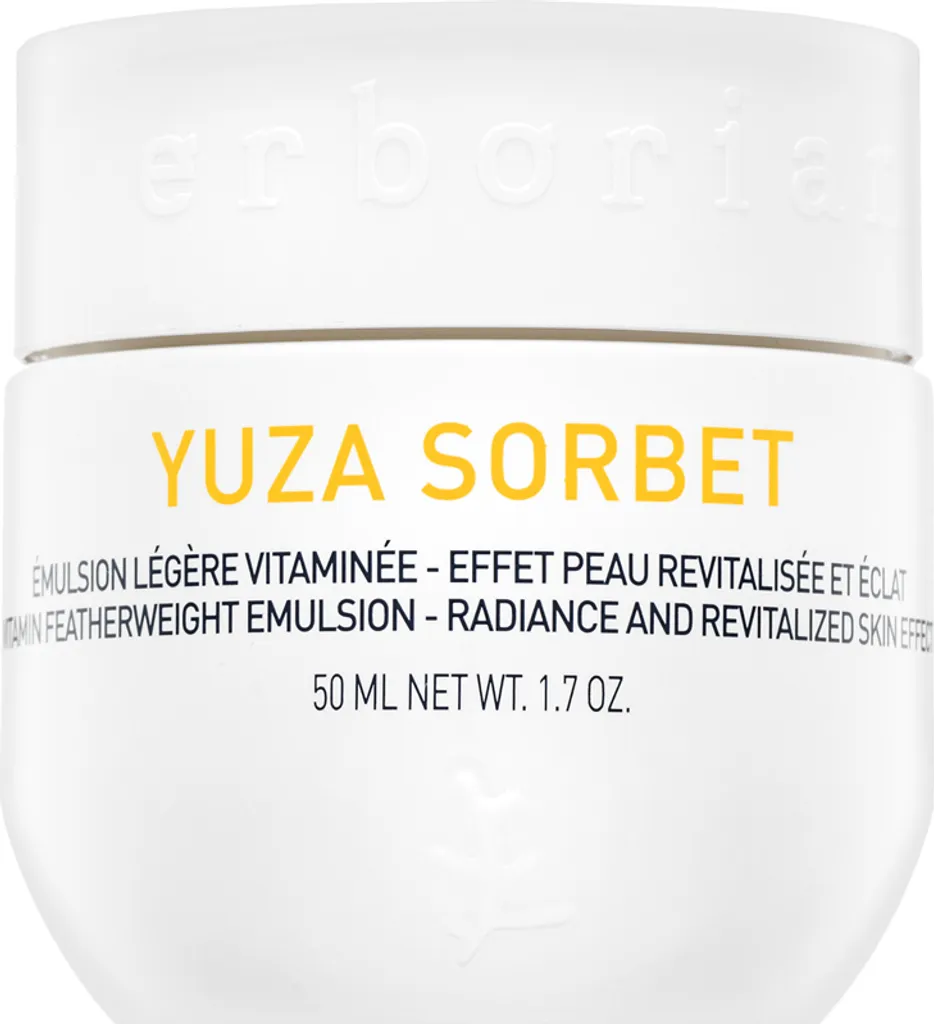 Adieu teint terne avec Yuza Sorbet Erborian Émulsion visage hydratante