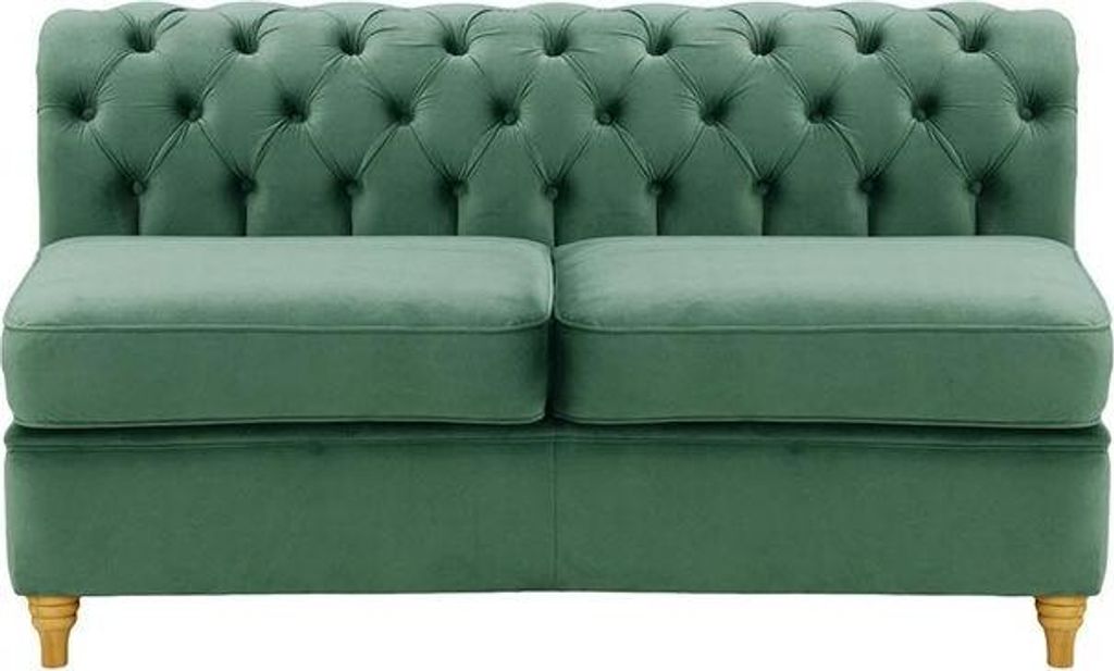 Chesterfield Modul - Innenelement, zweisitzig (2CP)-Velluto 12-like oak