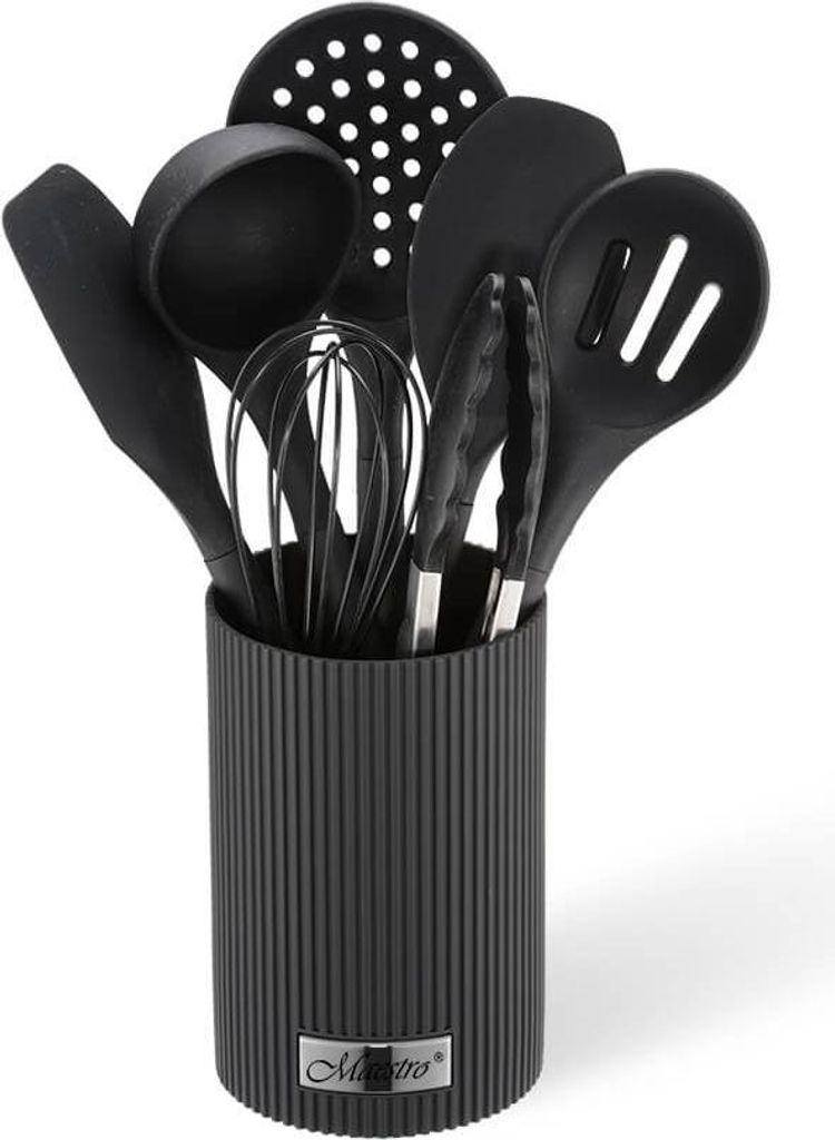 Küchenutensilien MAESTRO MR-1542-BLACK 8 Elemente Schwarz Produktbild 