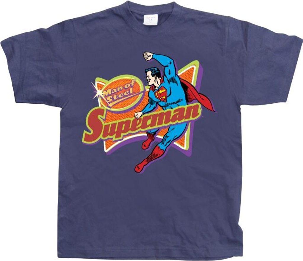 Superman - The Man Of Steel - Small - Navy
