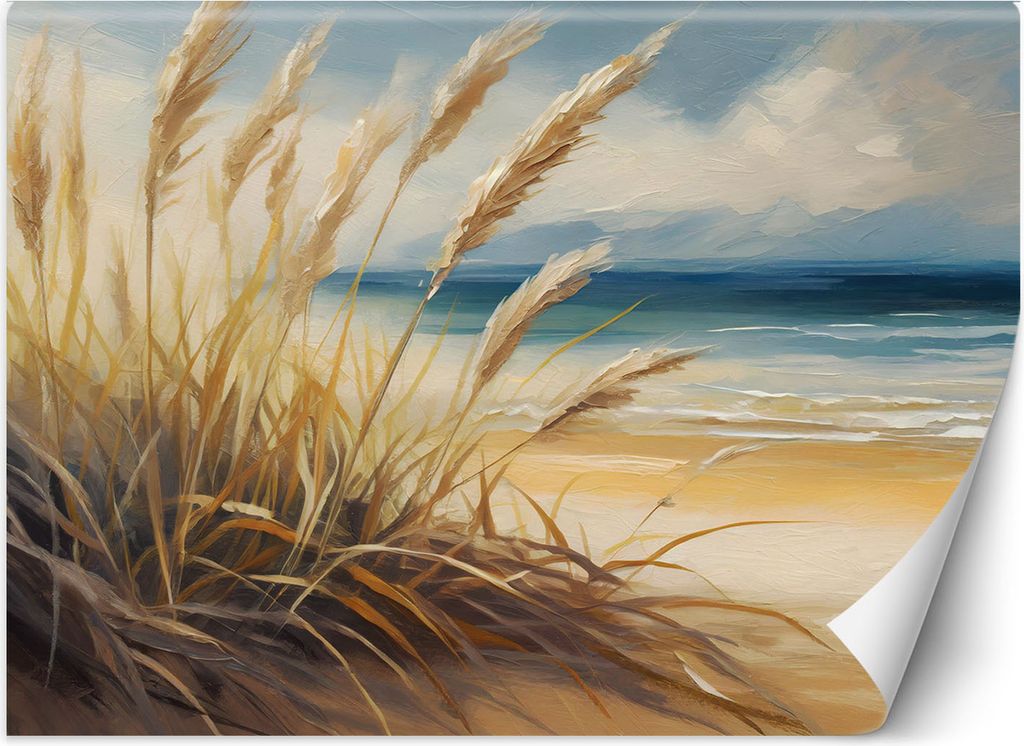 Vlies fototapete Strand Naturlandschaft 100x70 cm Feeby Beige inkl. Kleber einfache Montage