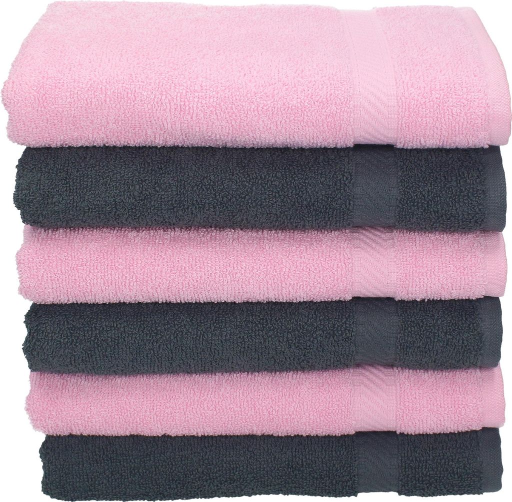 Betz 6 Stück Handtücher 50x100 cm PALERMO 100% Baumwolle  Produktbild 