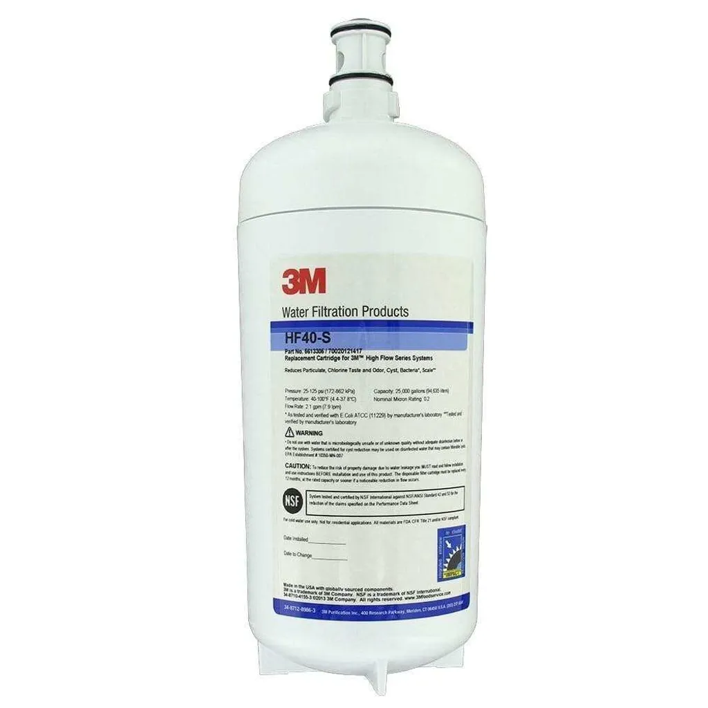 Filtre à eau 3M HF40 pour distributeur automatique et fontaine à eau