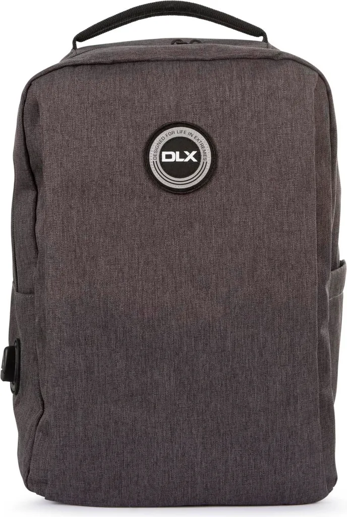 Dlx Sarclet - Sac à dos de voyage Dlx Gris Foncé Chiné de 30L robuste