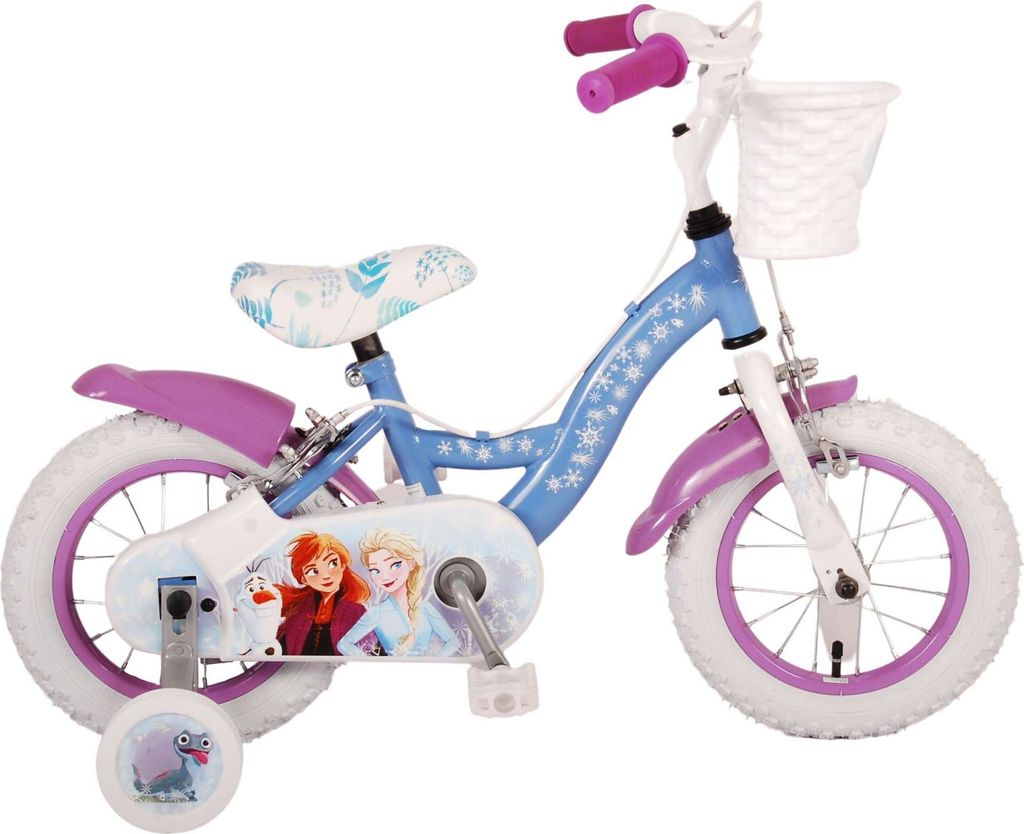 12 Zoll Kinder Mädchen Fahrrad Rad Frozen 2 Eiskönigin Elsa Produktbild 
