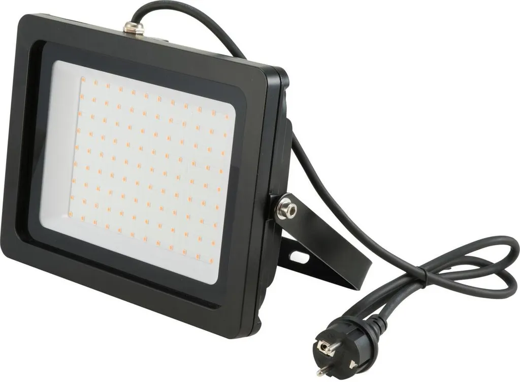 Projecteur extérieur LED rouge EUROLITE IP FL-100 étanche pour façade