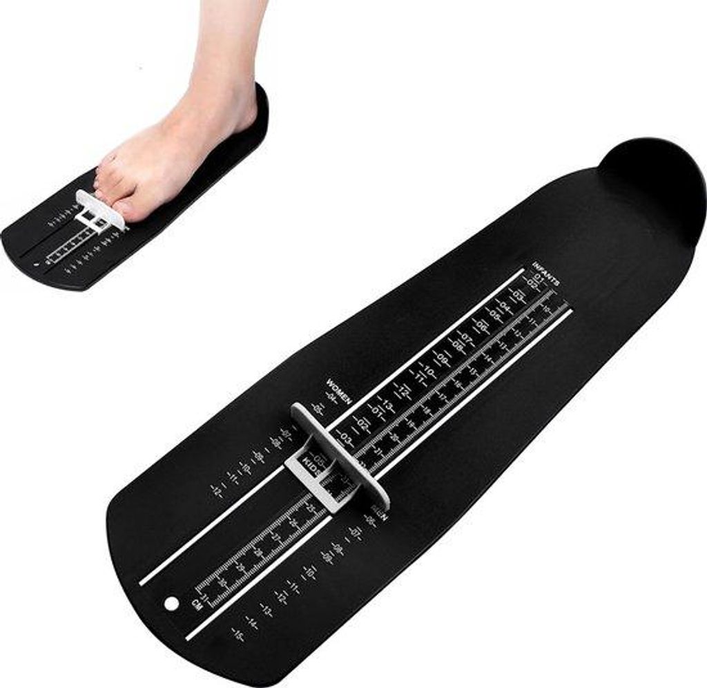 Kinder- und Erwachsenen-Schuhe-Meter - Universeller Meßsystem - Schuhmaß-Kind - Maßregel - Kind und Erwachsene - Perfekte Passform - Meßtabelle...
