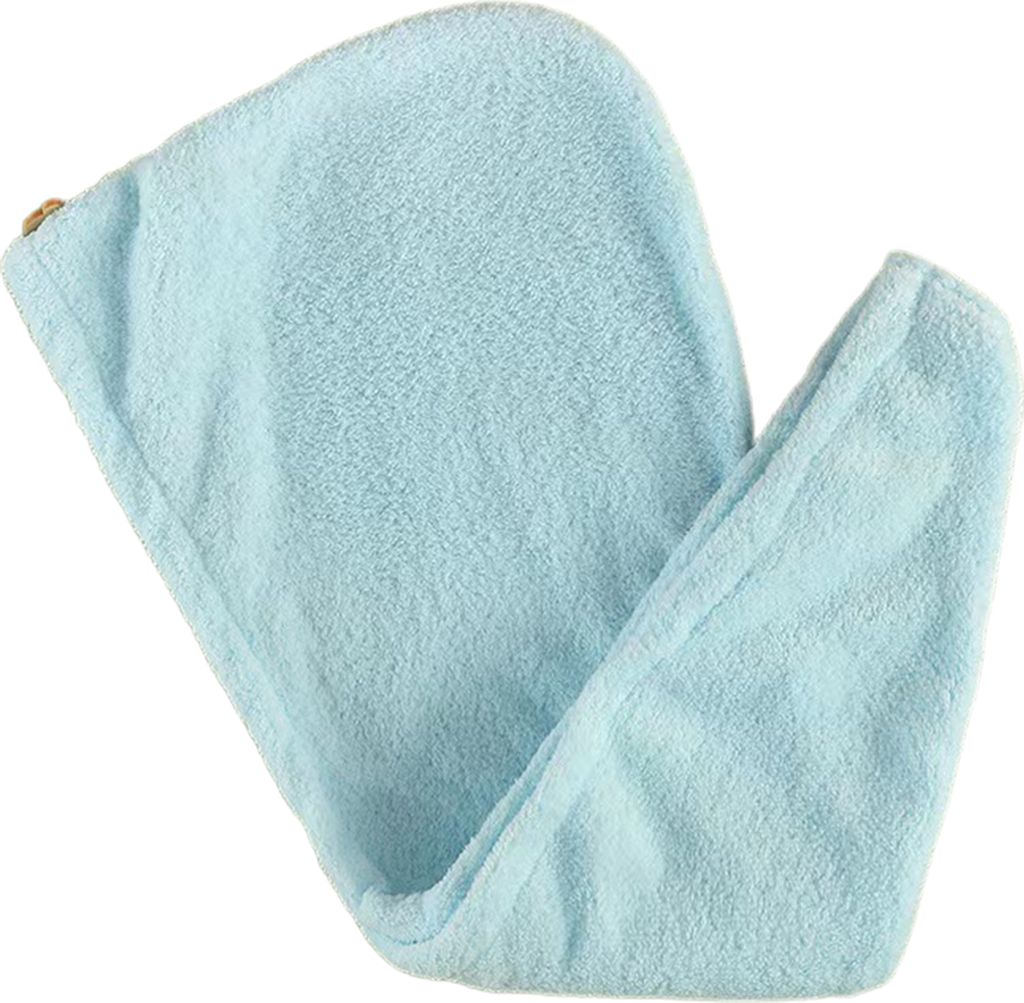 Haar trocknendem Hut mit Knopf Super absorbierende schnelle trockene lockige dicke dicke Haarhacke Doppelschicht nach der Dusche Frauen Mädchen Ha...