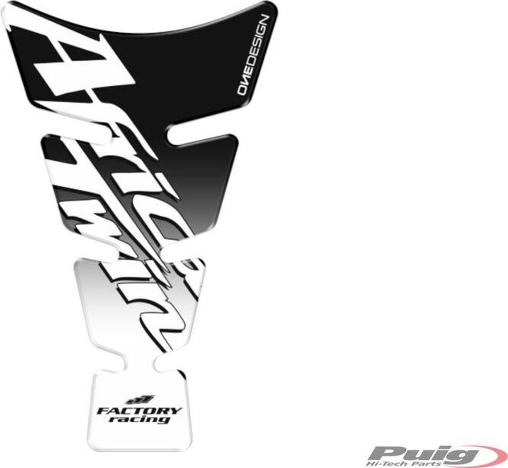 PUIG 20484N Spirit Tankprotektor passend fuer HONDA CRF1000L AFRICA TWIN Schwarz