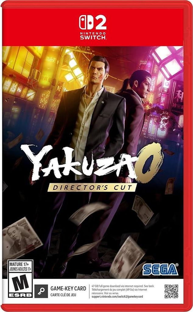 SEGA Yakuza 0 Director's Cut Nintendo Switch 2 Spiel Action 1 Spieler Italienisch