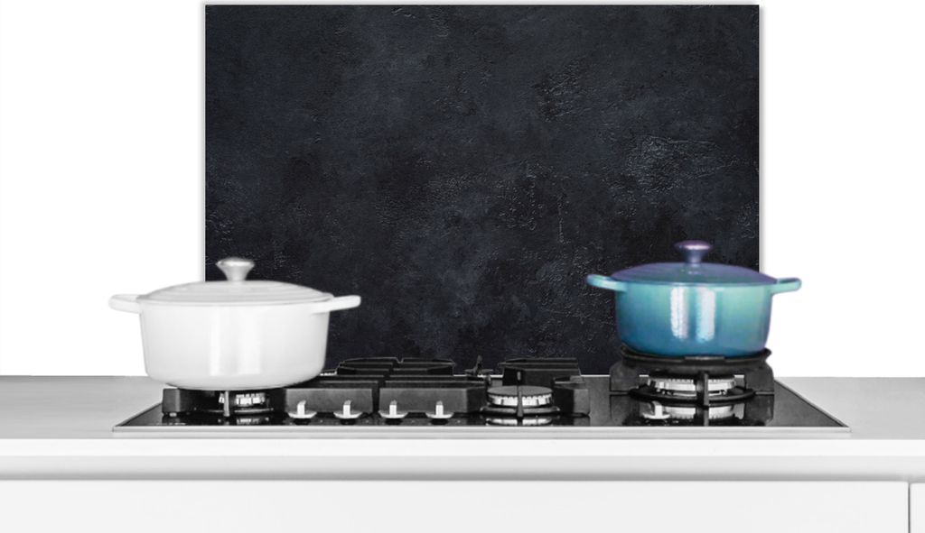 KitchenYeah Spritzschutz Küche - Küchenrückwand - Wandschutz für Herd und Spüle - Beton - Design - Retro 60x40 - Alu-Dibond (Alternative zu...