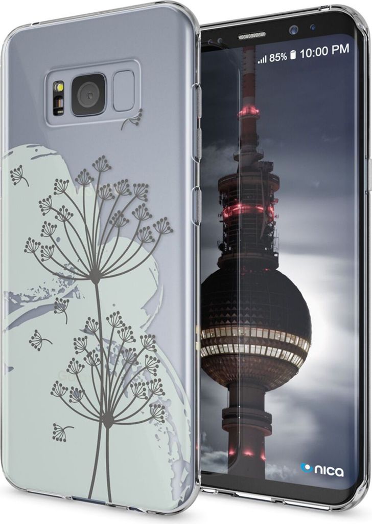 Samsung Galaxy S8 Plus Hülle Handyhülle von NALIA, Silikon Motiv Case Schutzhülle Dandelion Bubbles