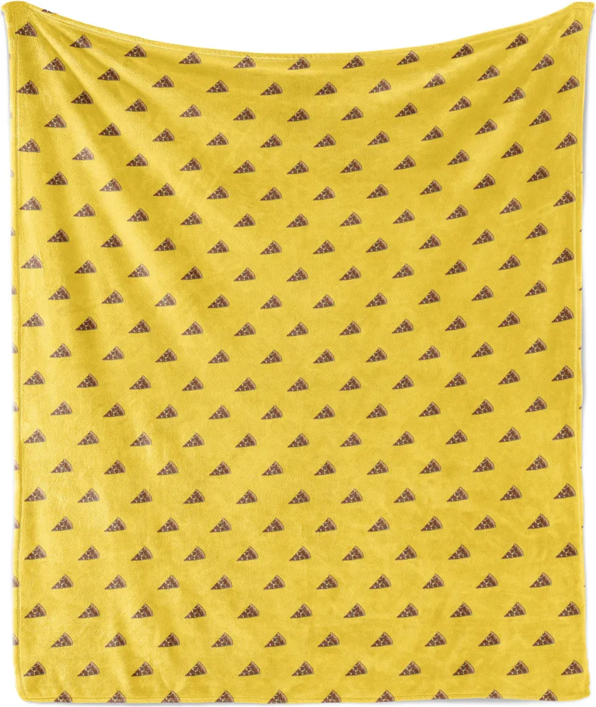 ABAKUHAUS Coperta Pizza Salame 175x230cm | Morbido Plaid Flanella