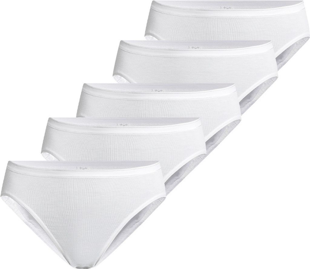 Speidel 5er Pack Nadine Jazz Pants Weiche Modalmischung in Feinripp-Qualität, Glanzstreifen an Bund und Bein, Komfort ohne störende Seitennähte