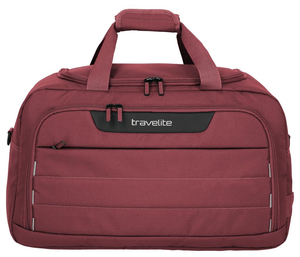 Travelite Skaii - Borsa da weekend/zaino, 50 cm (rossa) Immagine del prodotto 