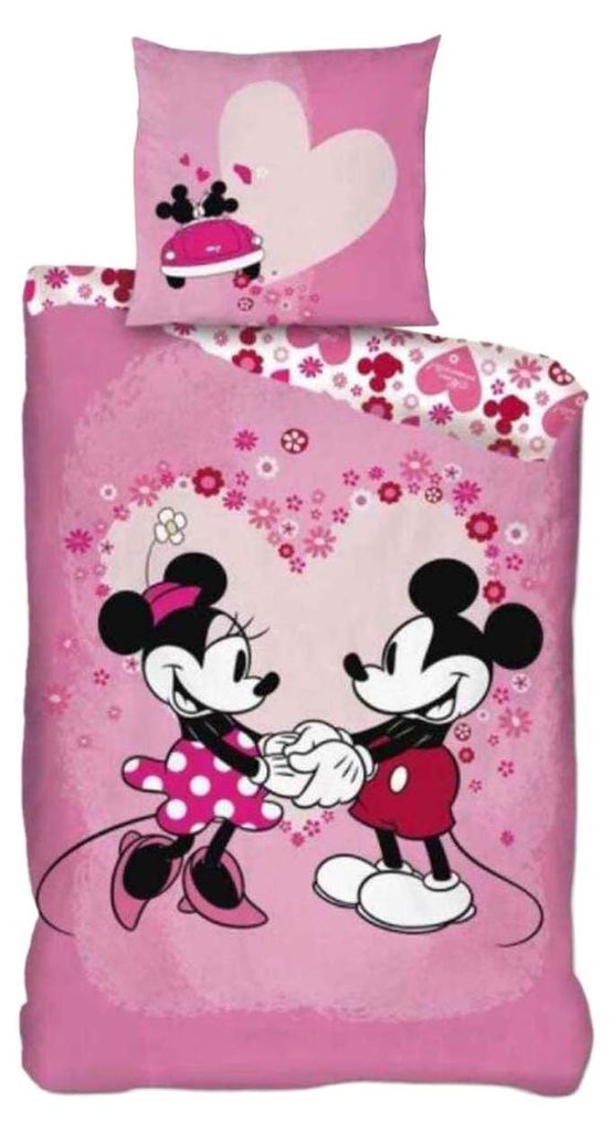 Disney Minnie Mouse Bettbezug cuore - 140 x 200 cm - Immagine del prodotto 