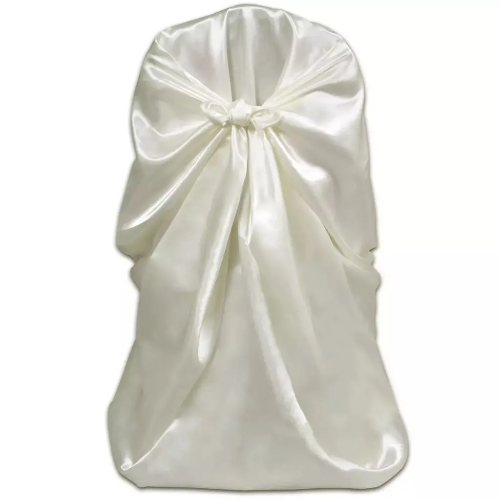 Housse de chaise pour banquet et mariage crème lot de 6 réutilisable