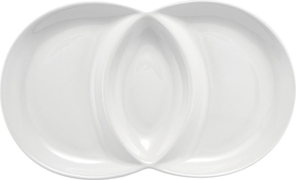 ladelle Alto Serve & Share Servierteller loopförmig weiß 43cm