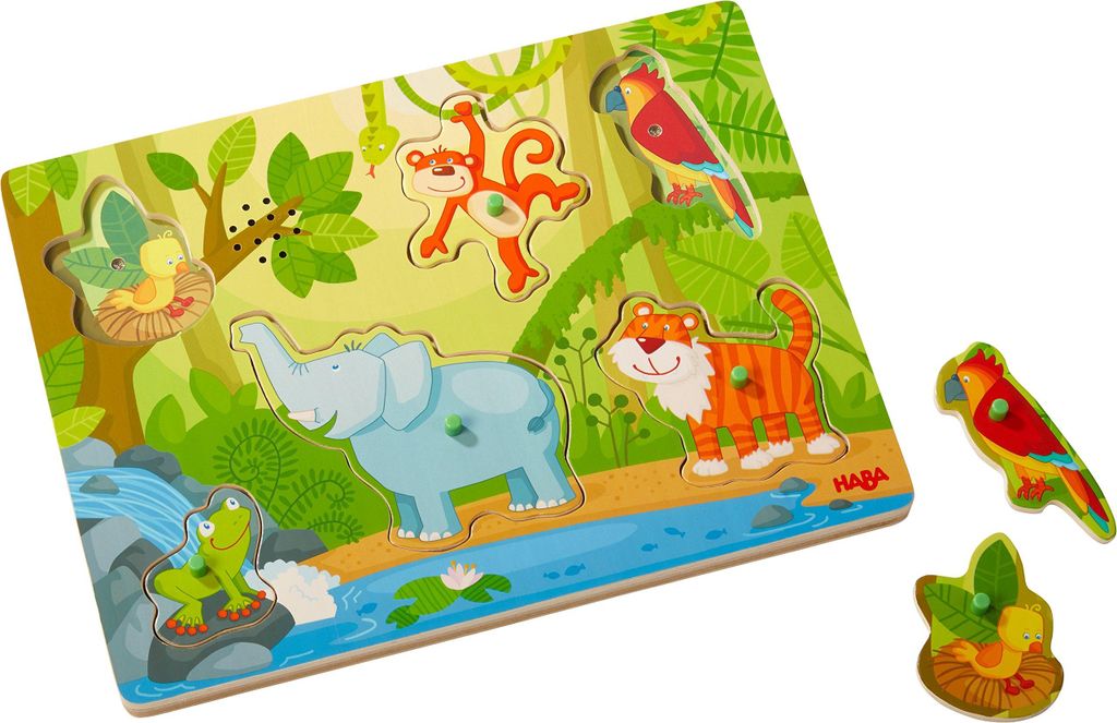 Puzzle à saisir sonore Dans la jungle Image du produit 