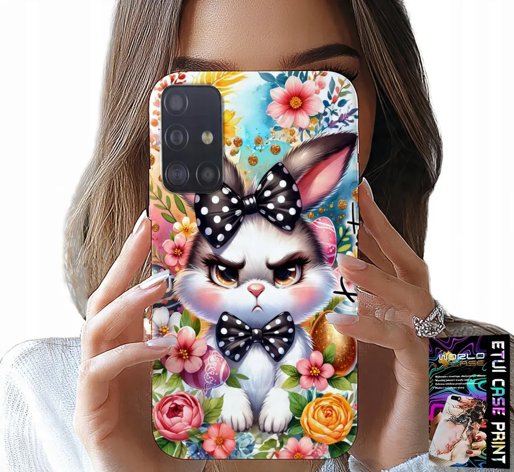 Cover Samsung A71 Design Lepre Pasquale + Pellicola Vetro 9H