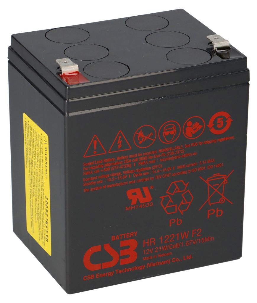 Ersatzakku AGM 12V/21W 5Ah f. USSD500PD / USSD600PD Produktbild 