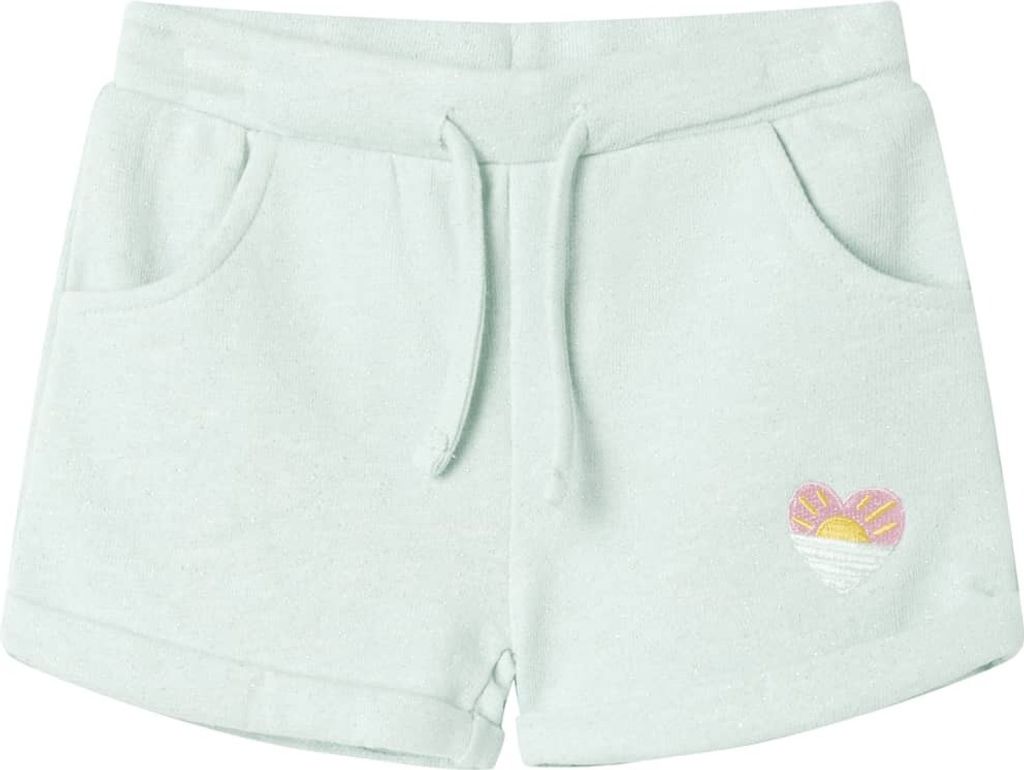 Kindershorts mit Kordelzug Helles Minzgrün 116 Produktbild 