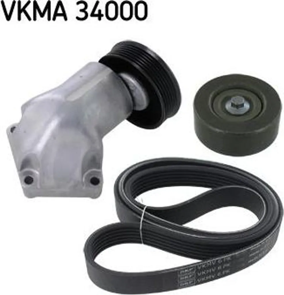 Révision moteur : Kit courroie SKF VKMA 34000 compatible Ford Fiesta Puma
