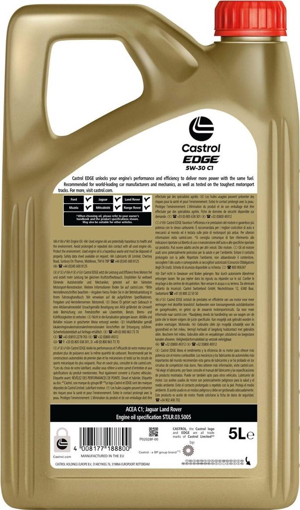 SHELL Helix Motoröl 5W-40 Synthetik – 4 Liter Kanister Für Benziner & Diesel (ACEA A3/B4, API SN/CF)