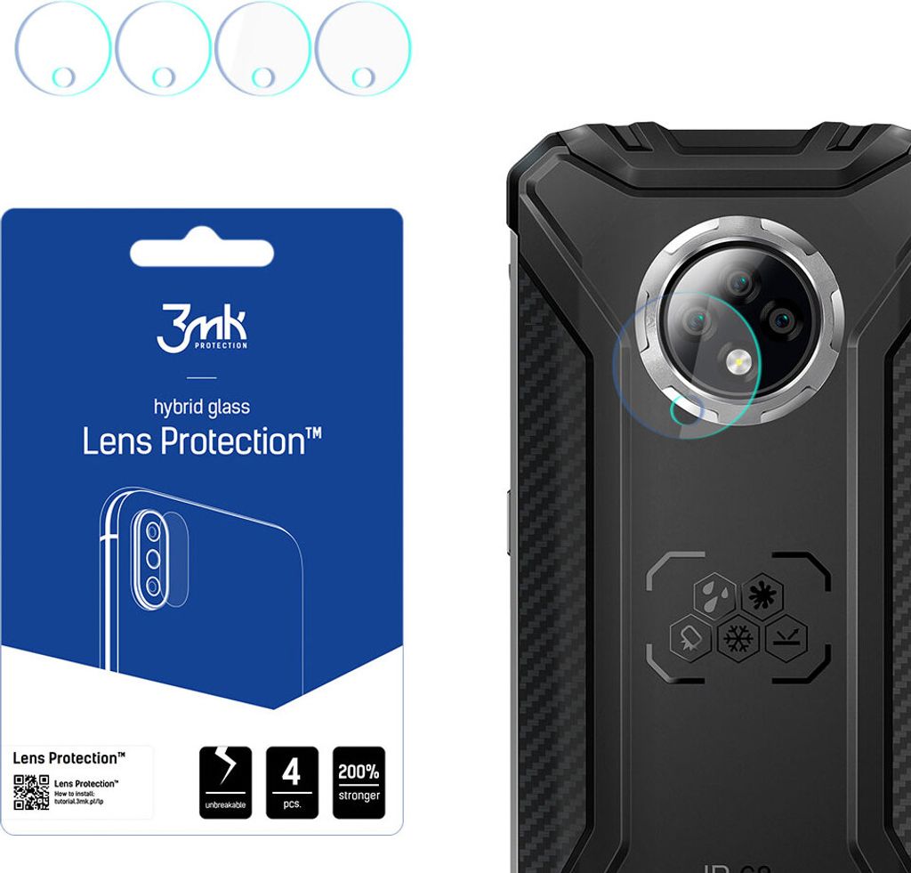 3mk Hybridglas Lens Protection für Kruger & Matz Drive 9 Produktbild 