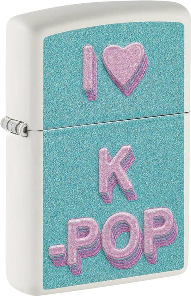 Zippo K-Pop Feuerzeug - Stilvolles Design, Windfest, Lebenslange Qualität, Original USA