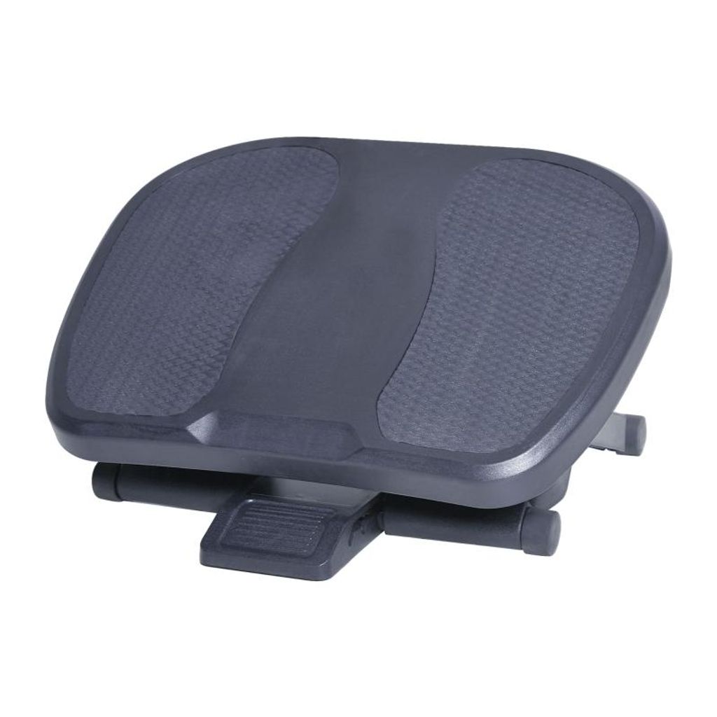 Bürohocker – Fußstütze – Fußablage – Ergonomisch – Höhen- und neigungsverstellbar – Geeignet für Gaming- und Bürostühle – 45 cm...